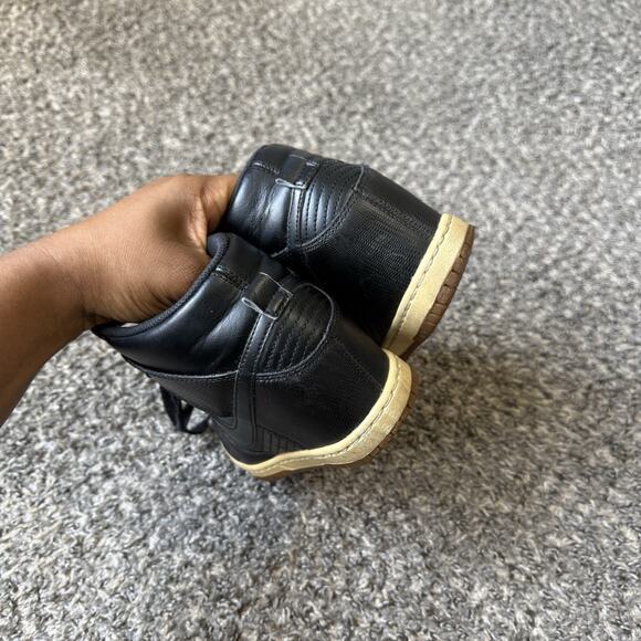 NNIKE 2014 DUNK SKY HI BLACK LEATHER SNAKE GS HIDDEN WEDGE Y2K Sneakers 6.5 - Picture 4 of 14